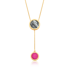 Jaspe Net + Feldspato Rosa Pink