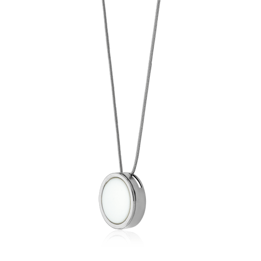 Colar Único - Porcelana Branca Semijoias de luxo e design exclusivo