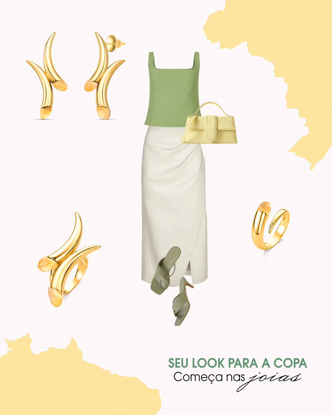 Look Copa com Citrino — Aimer Joias