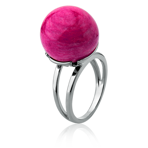 Anel Ball - Feldspato Rosa Pink