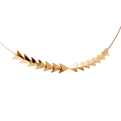 Colar Flecha — Banho de Ouro 18k