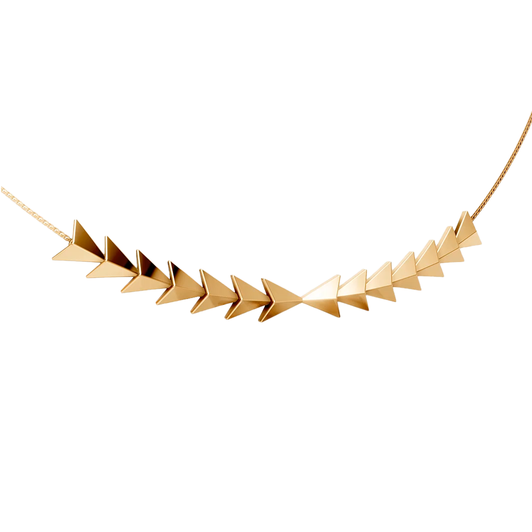 Colar Flecha — Banho de Ouro 18k