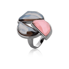 Quartzo Fumê + Quartzo Rosa