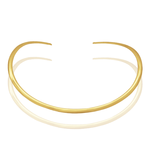 Aro Ondulado em banho ouro 18k | Brinco argola feminina artesanal Aimer Joias