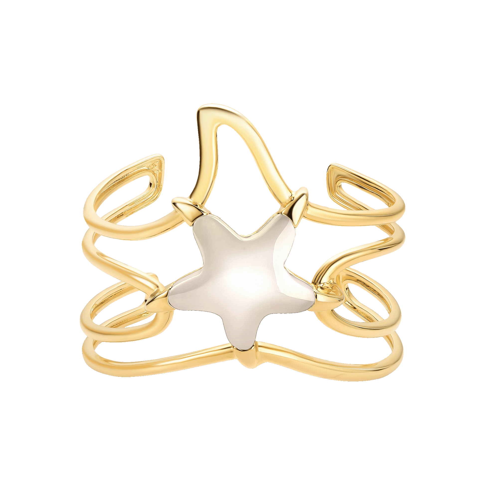 Bracelete Brisa - Ágata Branca Semijoias de luxo e design exclusivo