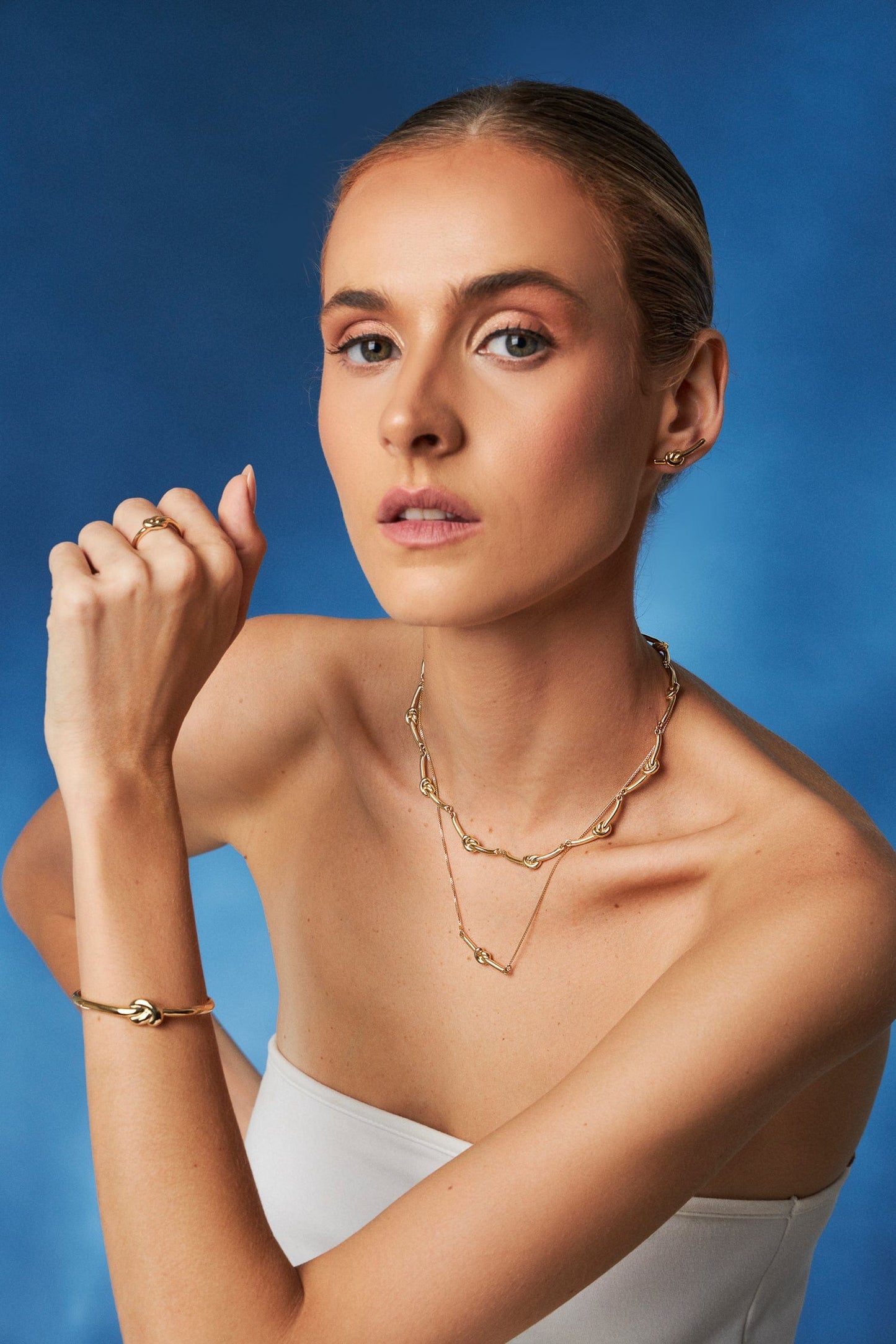 Bracelete Nó — semijoia artesanal feminina Aimer Joias