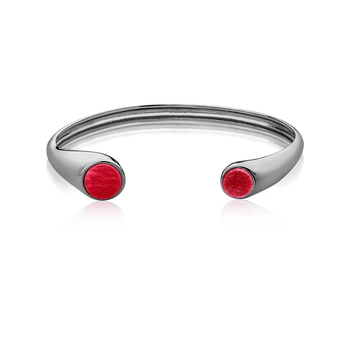 Bracelete Pocket Ball - Feldspato Vermelho Semijoias de luxo e design exclusivo