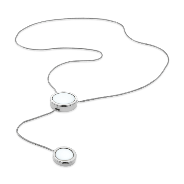 Colar Solene - Porcelana Branca Semijoias de luxo e design exclusivo