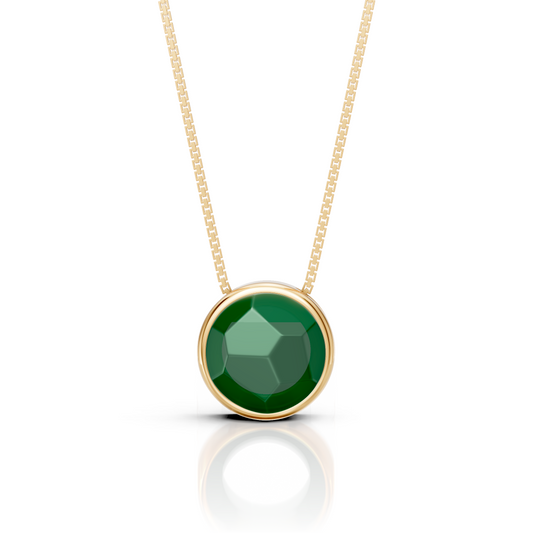 Colar Classic - Ágata Verde