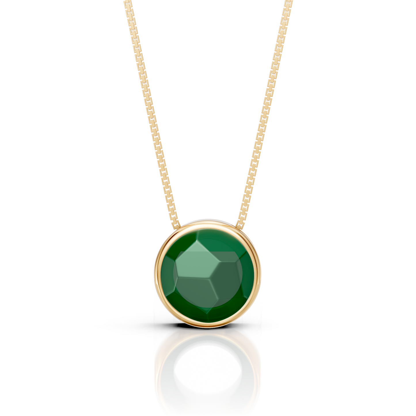 Colar Classic - Ágata Verde