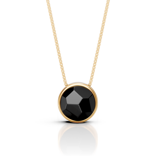 Colar Classic - Obsidiana Negra