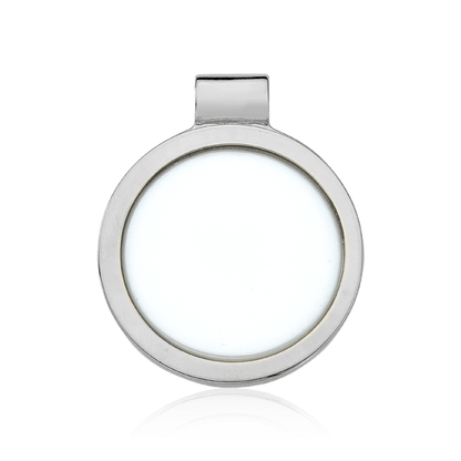 Pingente Singular - Porcelana Branca Semijoias de luxo e design exclusivo