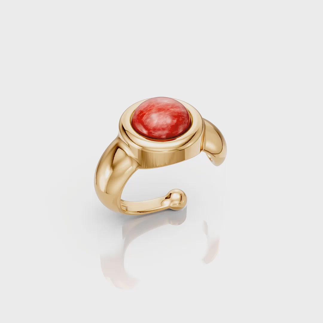 Vídeo 360° do ear Hook Supernova com Feldspato Vermelho